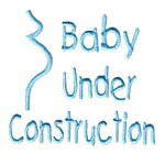 baby under construction lettering machine embroidery design mom and dad mum needle passion embroidery npe